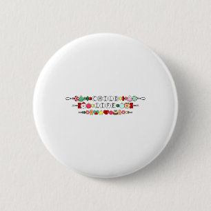 Armband Kind Life Specialist Kerstmis Ccls Spelen Ronde Button 5,7 Cm