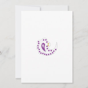 Armband met hartje Style, Light Eggplant Feestdagenkaart