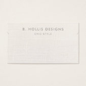 Armband of Ketting Display Holder, Linnen (afbeeld Visitekaartje (Voorkant)