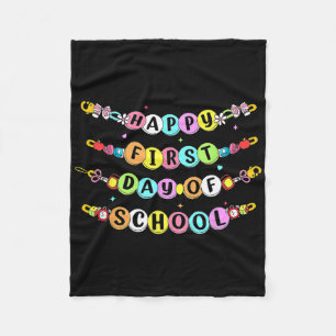 Armband Voor Vriendschap Terug Naar School Eerste Fleece Deken