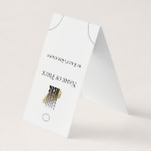 Armbandhouder Opknoping Display Logo Social Media Visitekaartje (Achterkant)