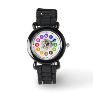 Armbanduhr als Lernuhr für Kinder - Geschenk Horloge