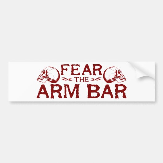 Armbar Bumpersticker (Voorkant)