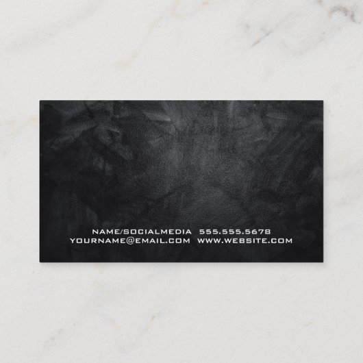 armbuigen | gezondheidsfitness visitekaartje (Achterkant)