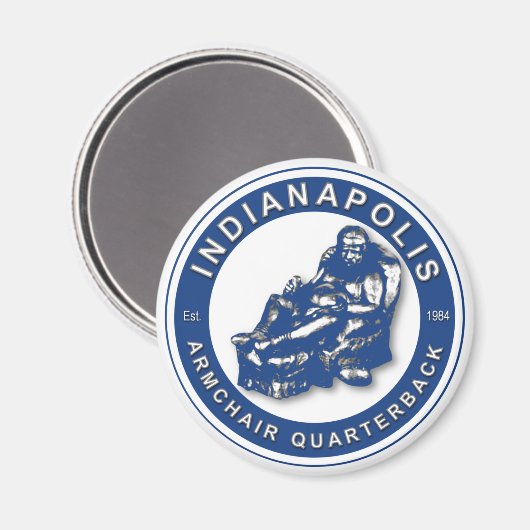 ARMCHAIR QB - Indianapolis Magneet (Voorkant / Achterkant)