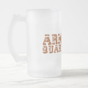 Armchair Quarterback Voetbal Typografie Matglas Bierpul