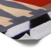 ARME DECO LADY OP EEN LOUNGE POSTER (Hoek)