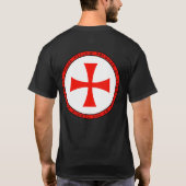 Arme Fellow Soldaten van Christus en van de tempel T-shirt (Achterkant)