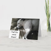 ARME HOND HAD EEN NACHTMERRIE "JE BENT 30 GEWORDEN KAART (Voorkant)