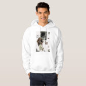Arme jongen rijke jongen hoodie (Voorkant volledig)