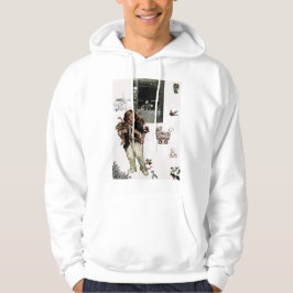 Arme jongen rijke jongen hoodie
