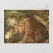 Arme kleine Beer van John Bauer Feestdagenkaart (Voorkant)