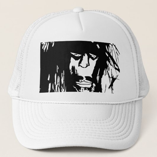 ARME MAN ZIJN LEVEN SVG TRUCKER PET (Voorkant)