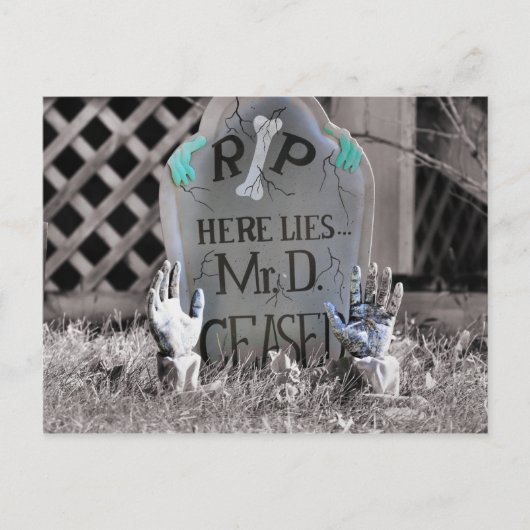 Arme Mr D Briefkaart (Voorkant)