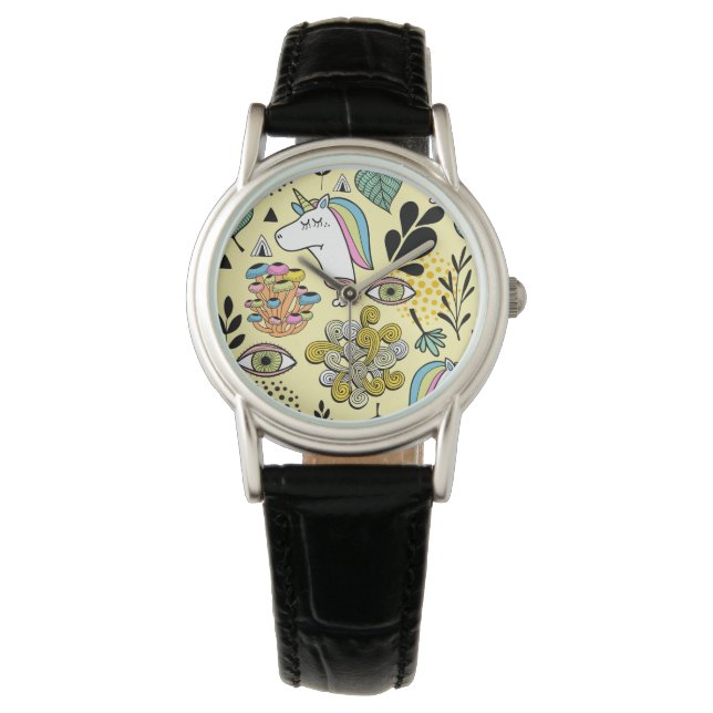 Arme Unicorn Horloge (Voorkant)