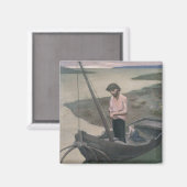 Arme vissers van Pierre Puvis de Chavannes Magneet (Voorkant / Achterkant)
