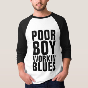ARME WERKBLAUWVELS, BLUEGRASS MUZIEK T-SHIRS T-SHIRT