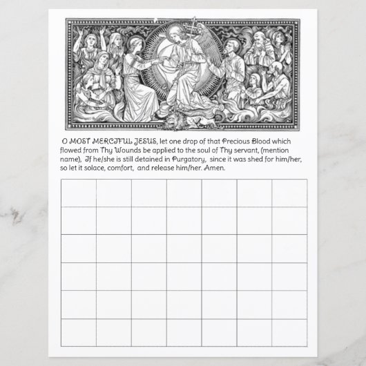 Arme zielen in het vagevuur Kalender Katholieke (Voorkant)