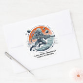 Armed Alien Dangerous Ronde Sticker (Envelop)