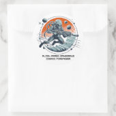 Armed Alien Dangerous Ronde Sticker (Tas)