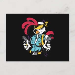 Armed Chick Briefkaart