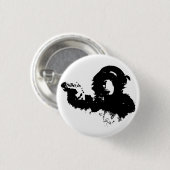 Armed Chimp Badge Ronde Button 3,2 Cm (Voorkant /achterkant)