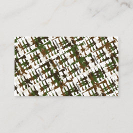 Armed Forces Military Recruiter USA Recruiting Visitekaartje