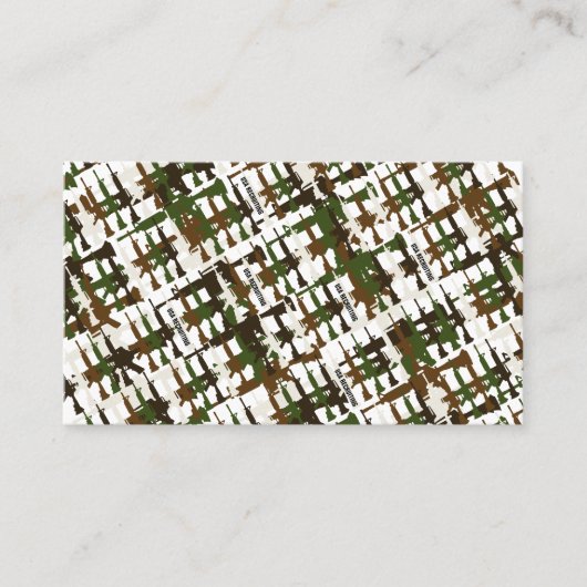 Armed Forces Military Recruiter USA Recruiting Visitekaartje (Voorkant)