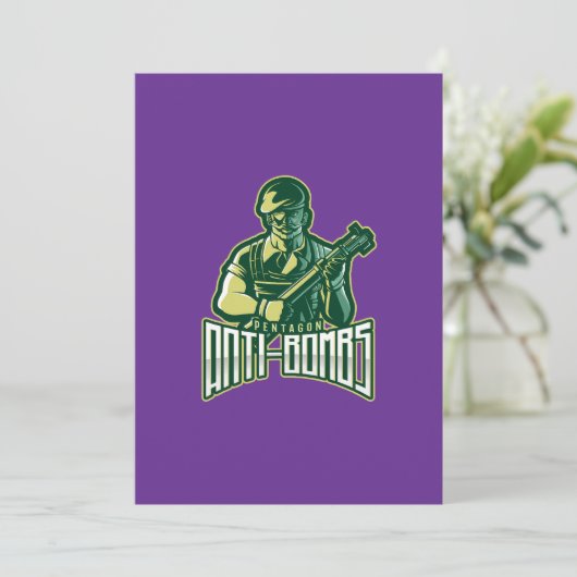 Armed Forces Pride Logo | Gaming & Equality Kaart (Staand voorkant)