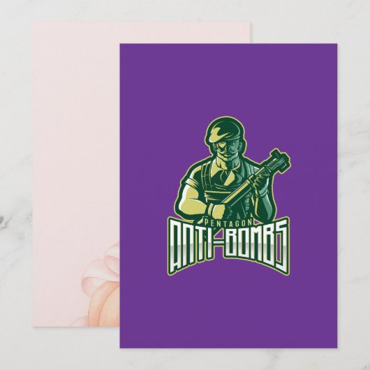 Armed Forces Pride Logo | Gaming & Equality Kaart (Voorkant / Achterkant)