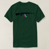 Armed Gays Dont Get Bashed AK47 T-shirt (Design voorkant)
