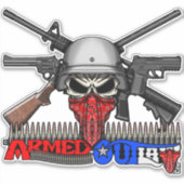 Armed Outlaw Decal Sticker (Voorkant)