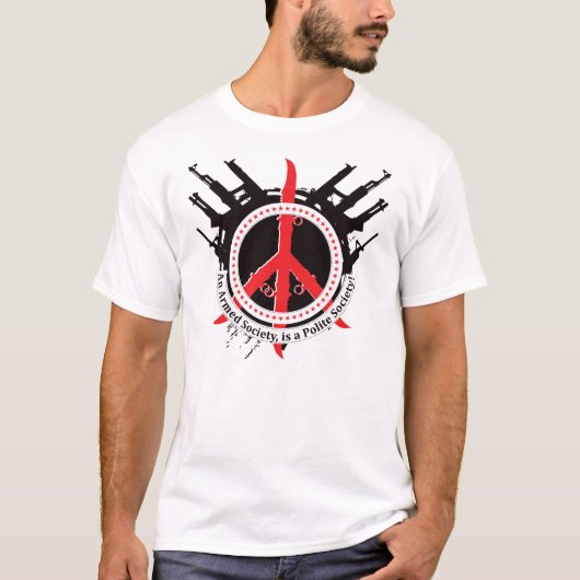 Armed Polite Society - Red T-shirt (Voorkant)