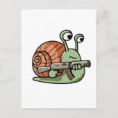 Armed Snail Briefkaart (Voorkant)