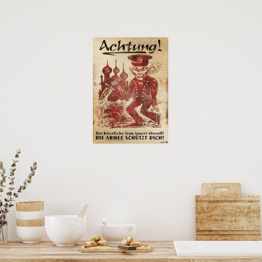 Armee des Stahls - Propaganda Poster (Keuken)