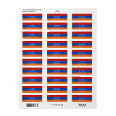 Armeens | ADRESETIKETTEN Etiket (Full Sheet)