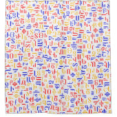 Armeens alfabet douchegordijn (Voorkant)