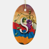 Armeens alfabet Initialen "Dyun" Ornament (Rechts)