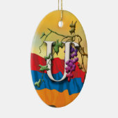 Armeens alfabet Initialen "Mannen" Keramisch Ornament (Rechts)