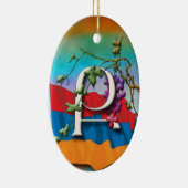 Armeens alfabet Initialen "Qe" Ornament (Rechts)