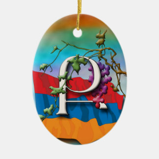 Armeens alfabet Initialen "Qe" Ornament