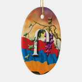 Armeens alfabet Initialen "Re" Ornament (Rechts)