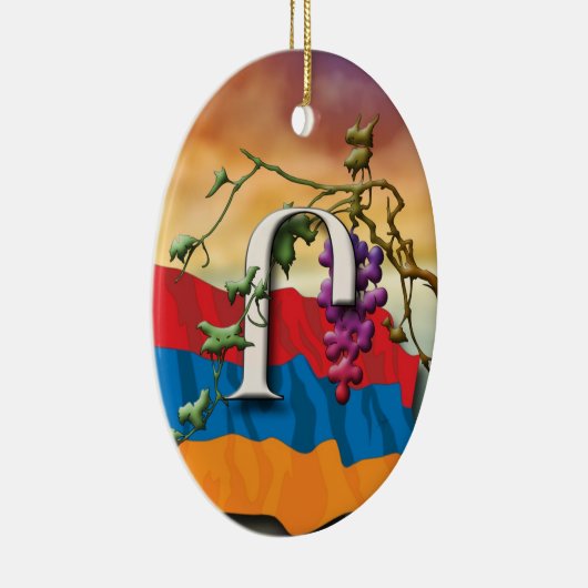 Armeens alfabet Initialen "Re" Ornament (Rechts)