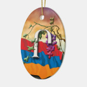 Armeens alfabet Initialen "Re" Ornament (Links)