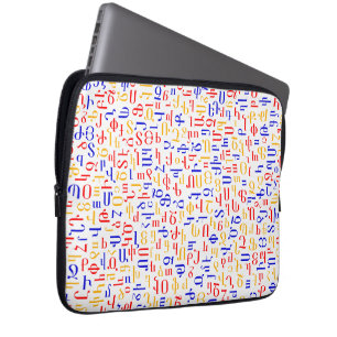 Armeens alfabet laptop sleeve