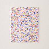 Armeens alfabet legpuzzel (Verticaal)