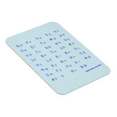 Armeens alfabet magneet (Rechterzijde)