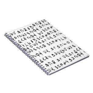 Armeens alfabet notebook notitieboek
