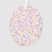 Armeens alfabet ornament (voorkant)