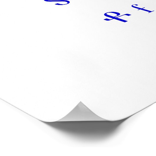 Armeens alfabet poster (Hoek)